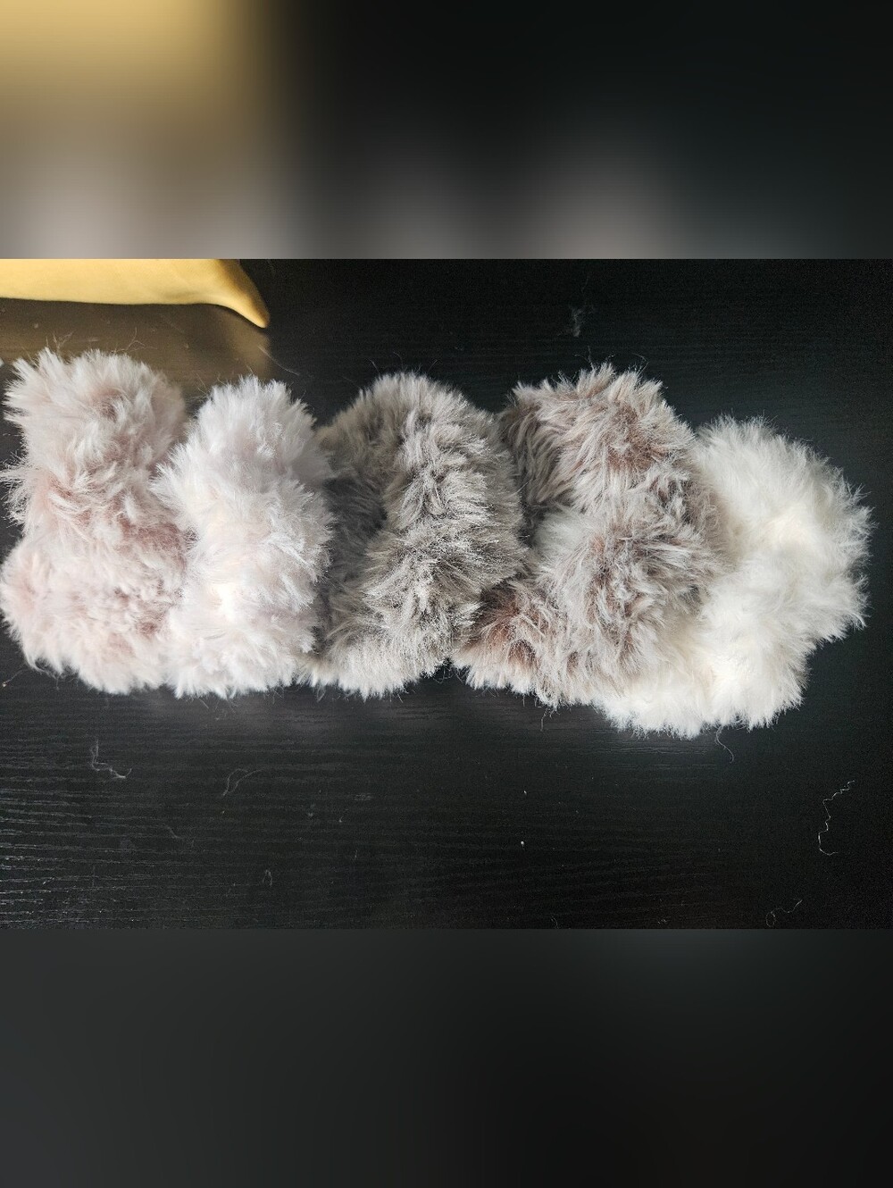 Crochet Luxury Faux Fur Scrunchies